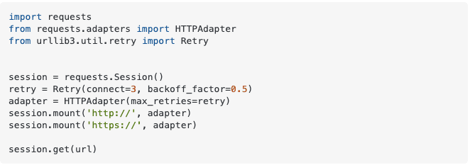 Python requests library feature